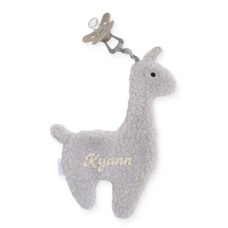 Pacifier cloth Lama grey